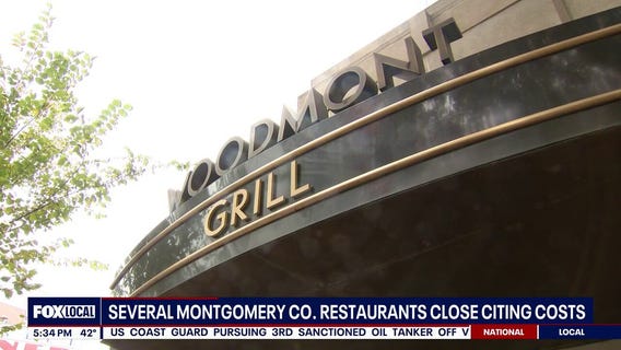 Several Montgomery County restaurants close, citing high operating costs