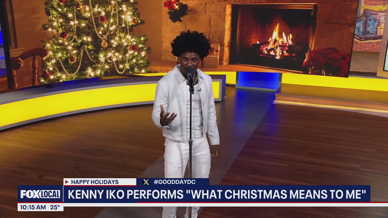 Kenny Iko performs "What Christmas Means to Me"