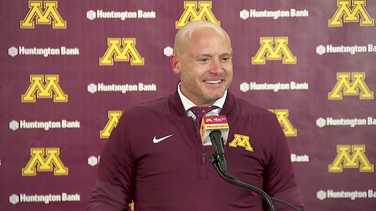 P.J. Fleck reacts to win Gophers over Wisconsin