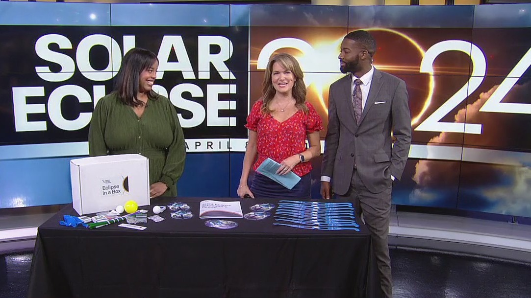 Space Center Houston brings kids eclipse in a box