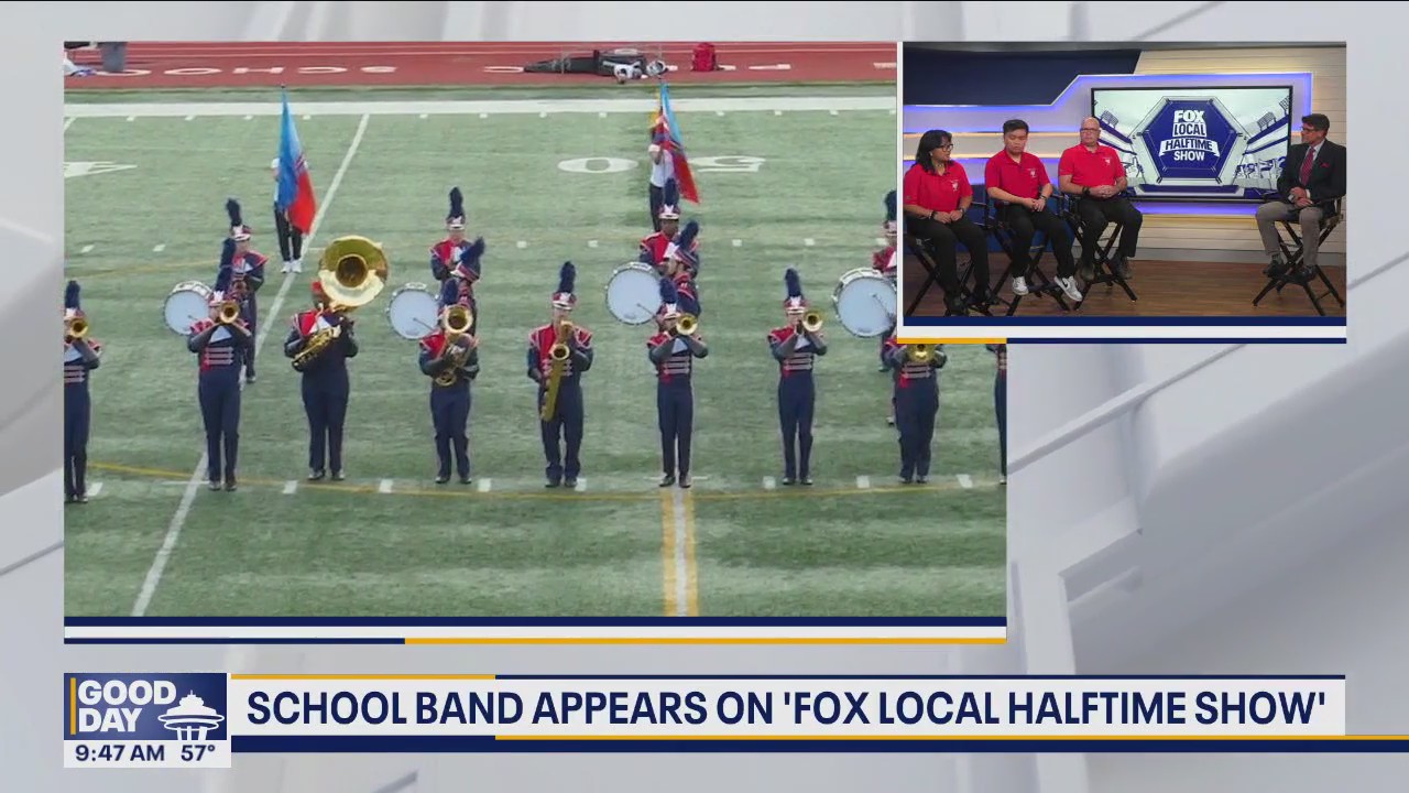 Kennedy Catholic HS band appears on 'FOX LOCAL Halftime Show'