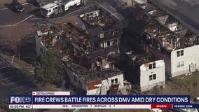 Fire danger high: Dry, windy conditions spark multiple blazes across the region