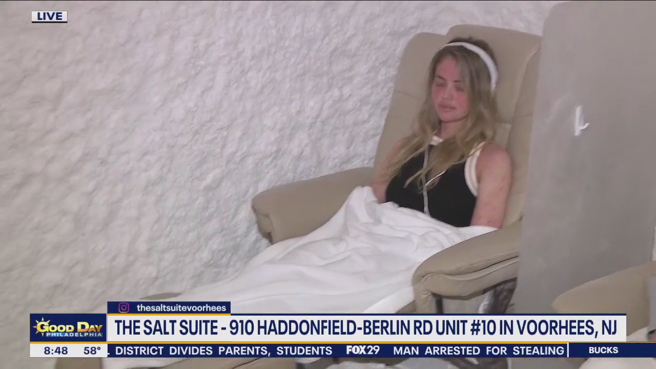 Salt Suite in Camden County offers a moment of zen