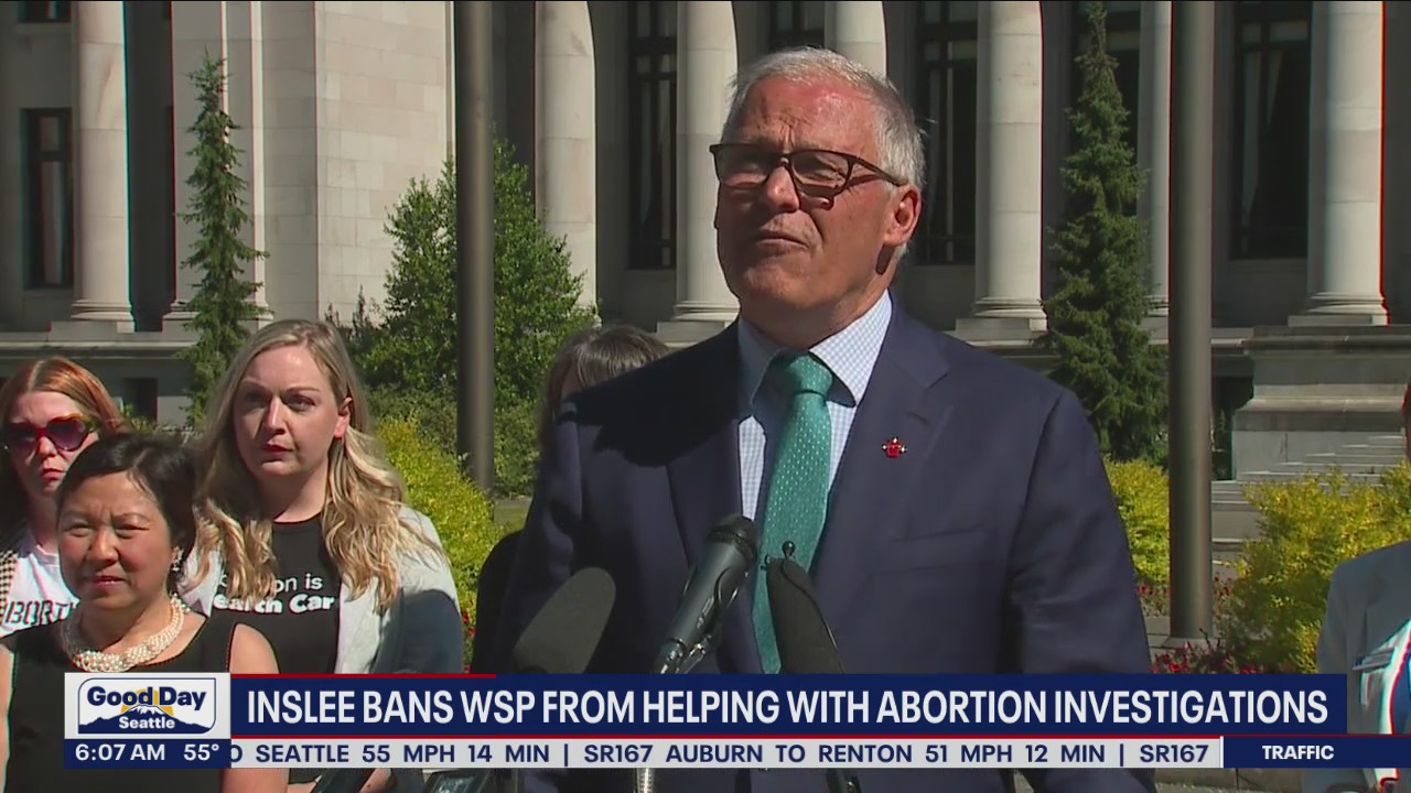 WA Gov. Inslee bans WSP from helping with abortion investigations