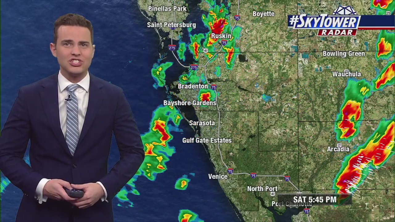 Tampa weather | Stormy conditions in the Bay Area