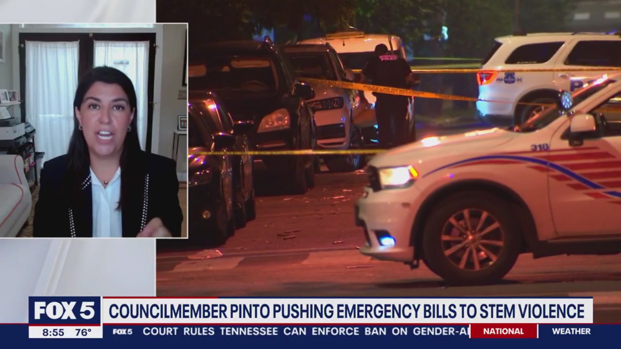 DC councilmember Brooke Pinto talks about her emergency legislation to try and reign in crime in the district