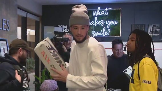 Devin Booker surprises Special Olympics AZ kids