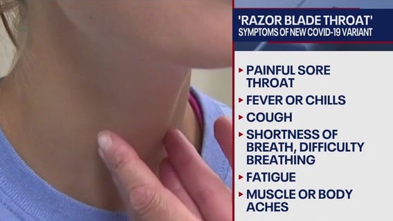 'Razor blade throat': COVID's new Nimbus variant