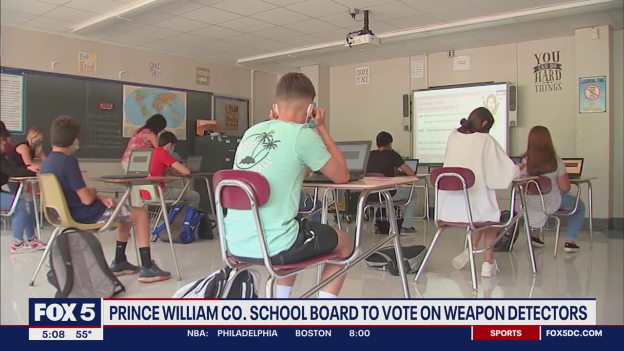 Prince William Co. school board to vote on weapon detectors | FOX 5 DC