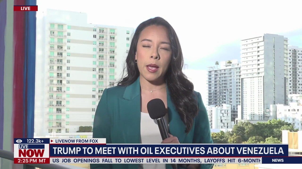 Trump to meet with oil executives about Venezuela