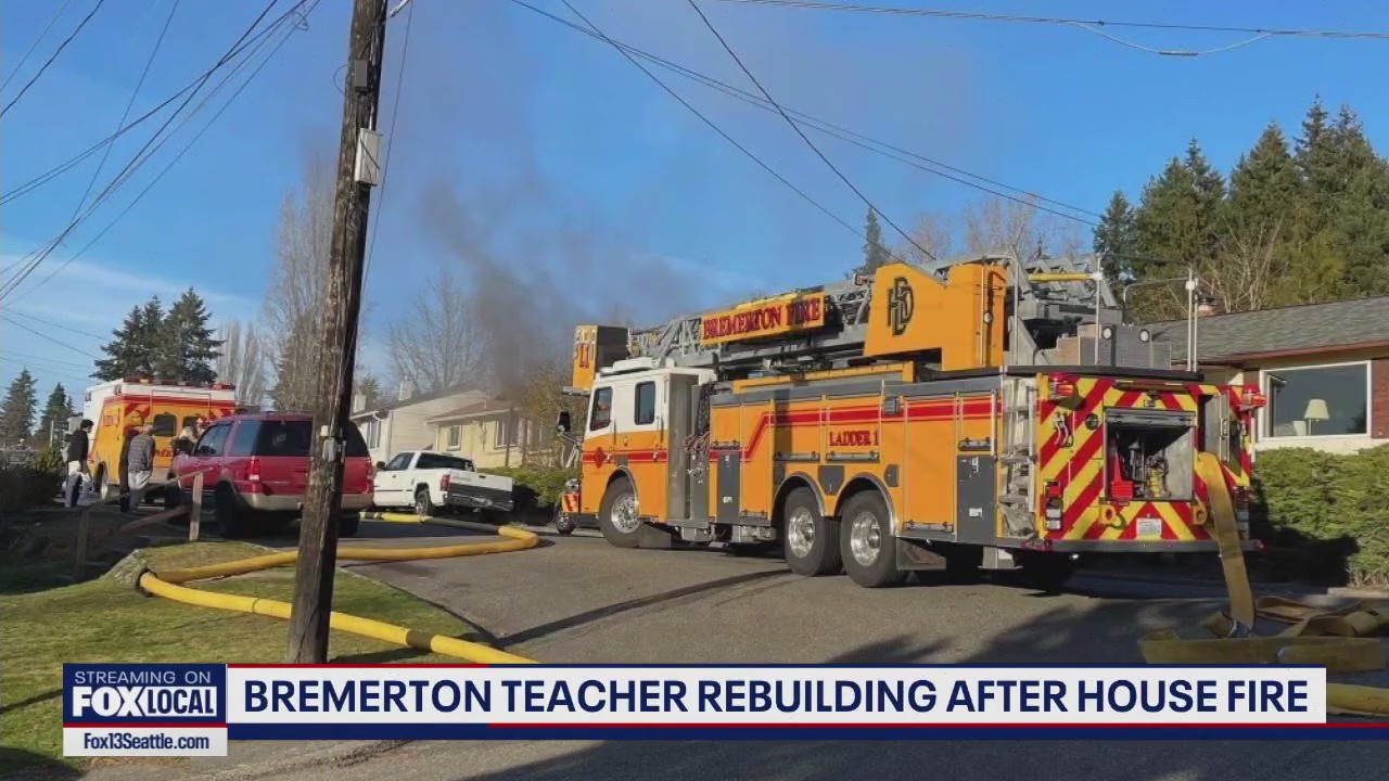 Bremerton teacher rebuilding after devastating house fire | FOX 13 Seattle