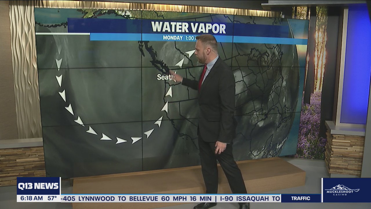 More spring showers Monday