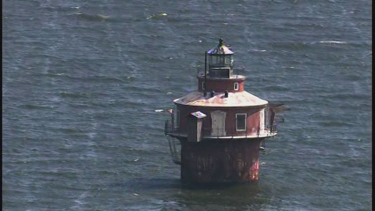 Historic Maryland lighthouse on Chesapeake Bay for sale