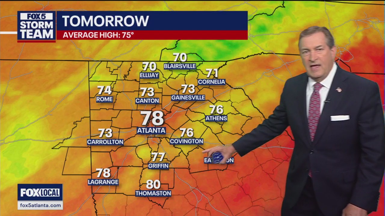 Monday evening forecast