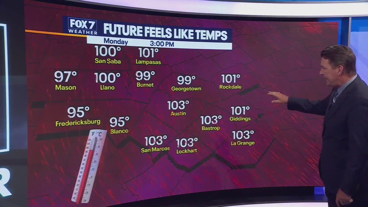 Austin weather: Rain chances all week