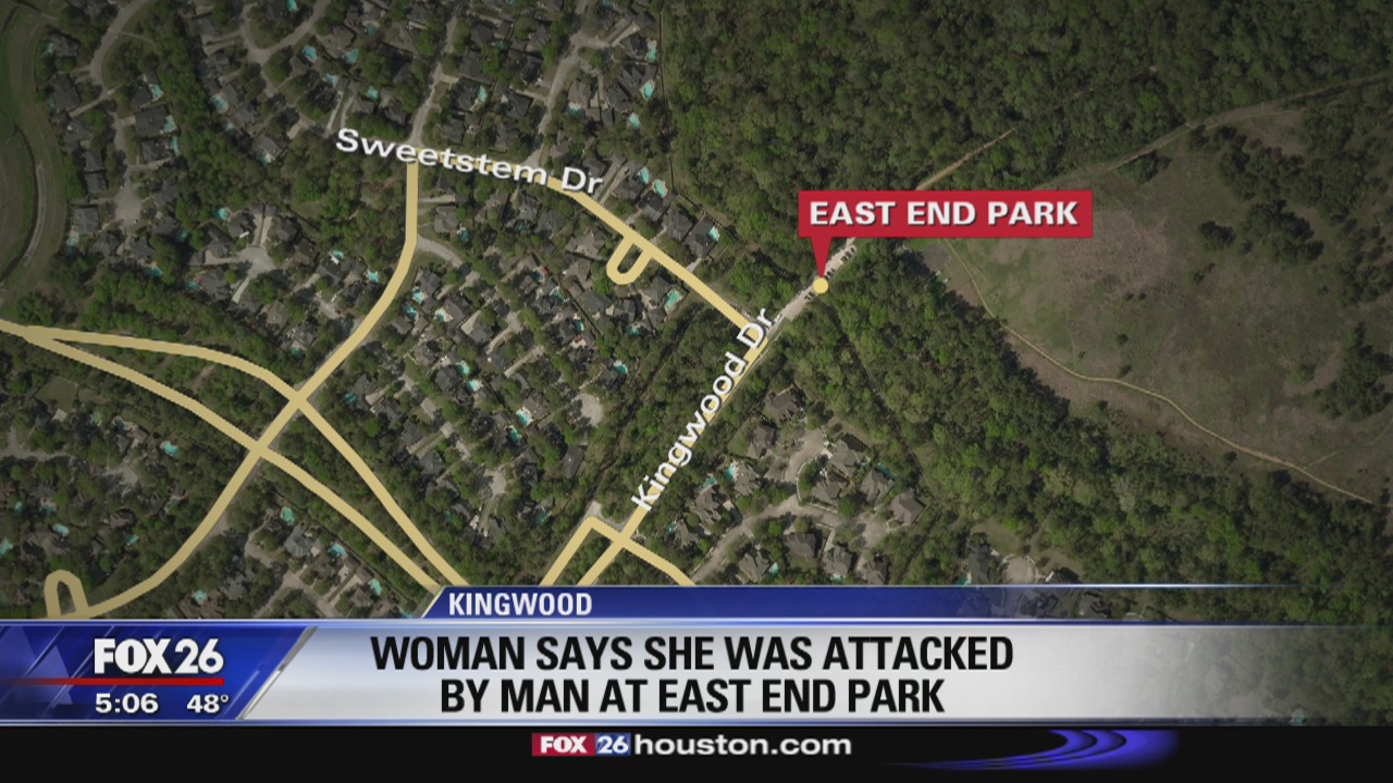 Woman says she was attacked at Kingwood park