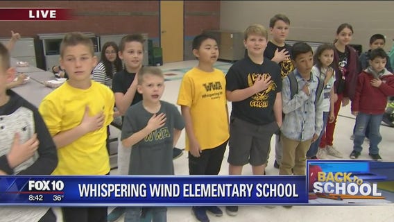 Back to school: Whispering Wind Elementary School