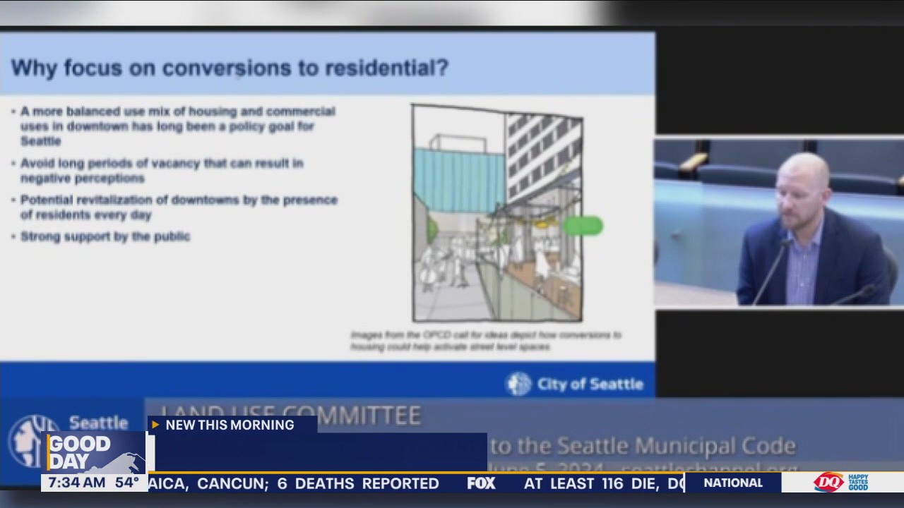 Proposal to convert office buildings to housing