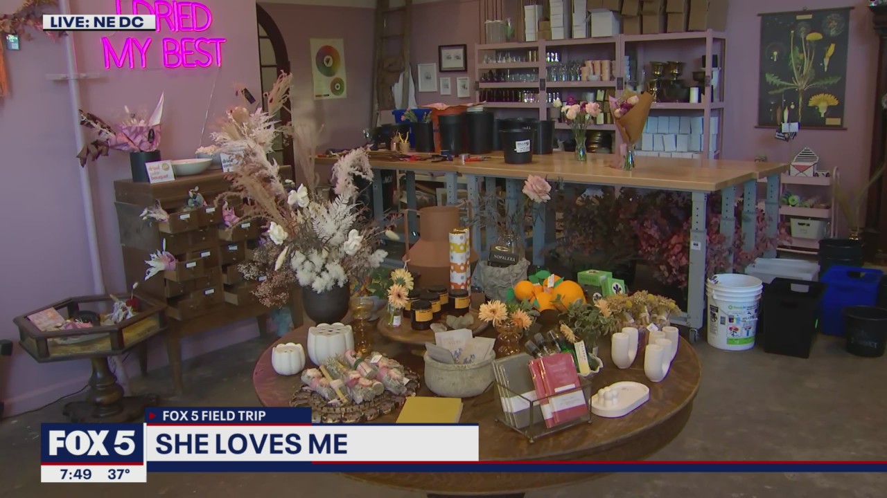 FOX 5 Field Trip: Valentine?s Day flowers at She Loves Me in DC