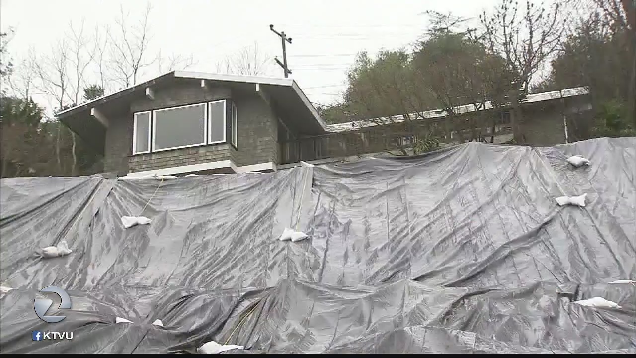 Wet weather threatens homes in the North Bay