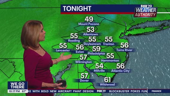 Weather Authority: 10 p.m. Wednesday forecast