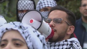 Local Palestinians protest amid overseas conflict
