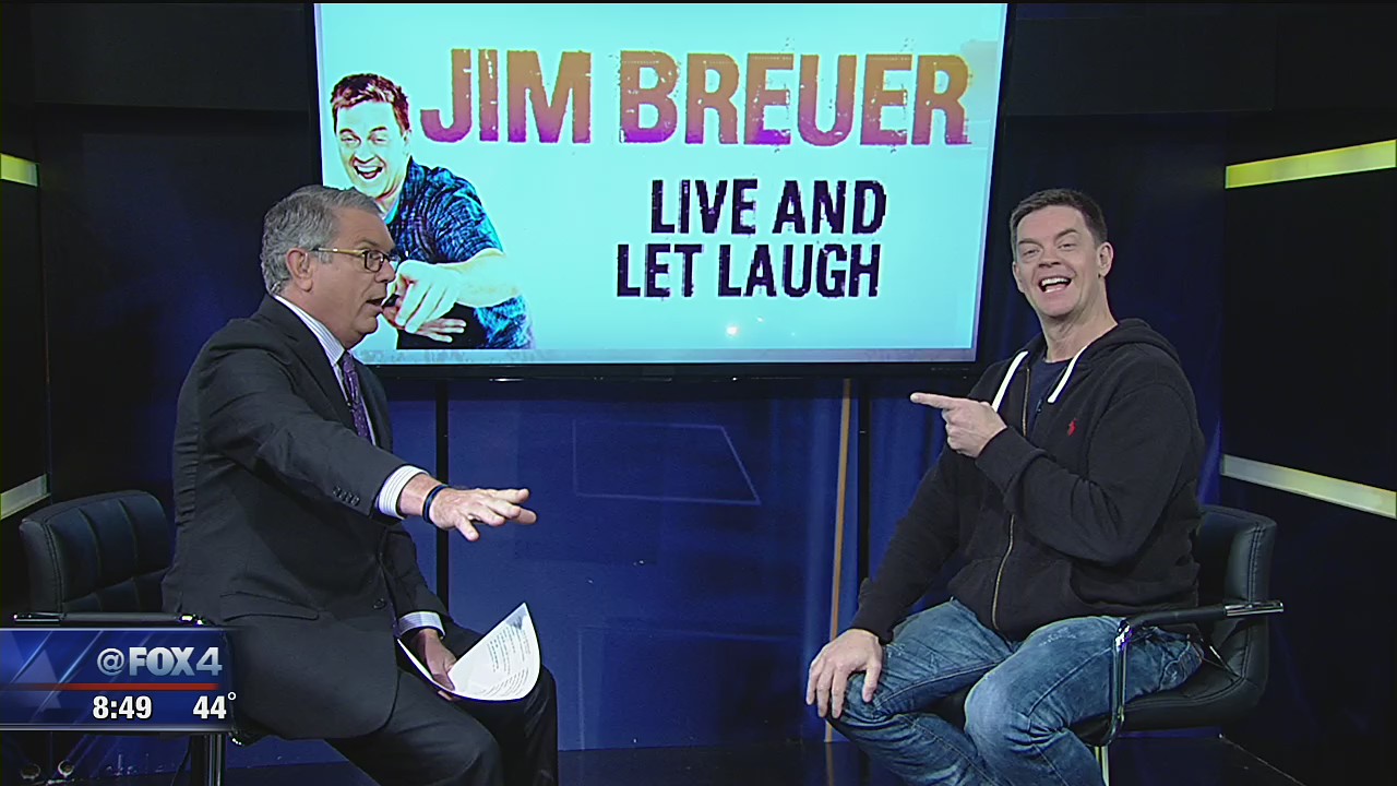 Comedian Jim Breuer on stage Tuesday at the Winspear Opera House