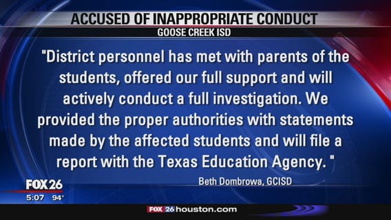 Teacher under investigation, removed from school