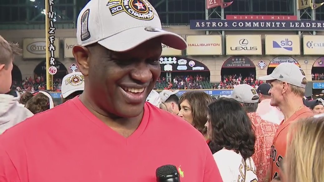 Yordan Alvarez's parents react to Houston Astros World series win