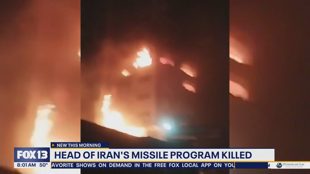 Head of Iran's missile program killed in Thursday airstrikes