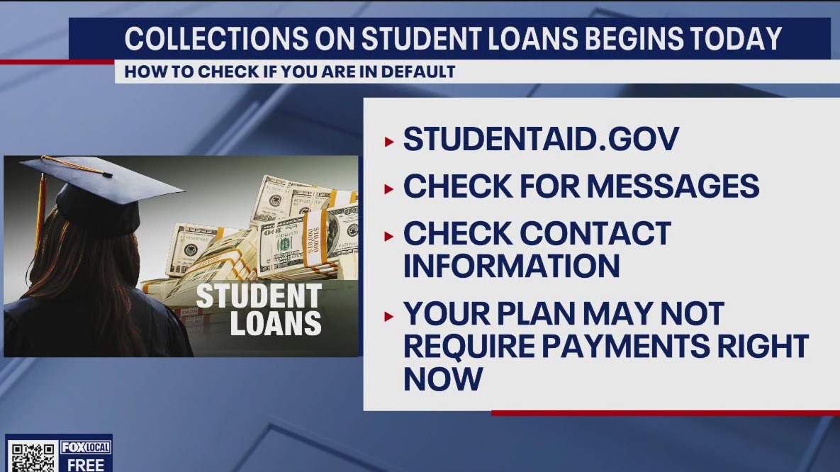 Collections begin on student loans in default