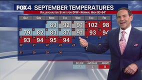 Dallas weather: Sept. 17 morning forecast