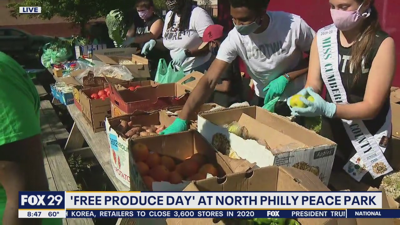 Community hosts 'Free Produce Day' at North Philly Peace Park