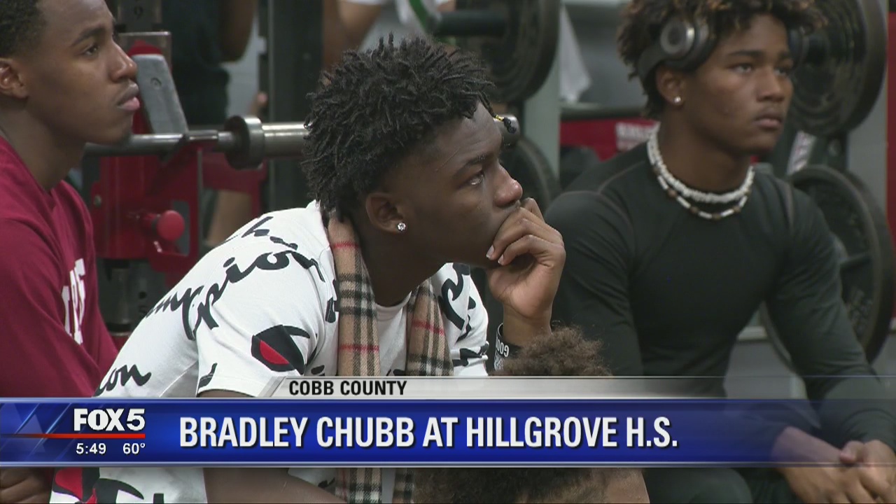 Bradley Chubb at Hillgrove High School