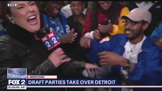 Greektown gets wild for NFL Draft