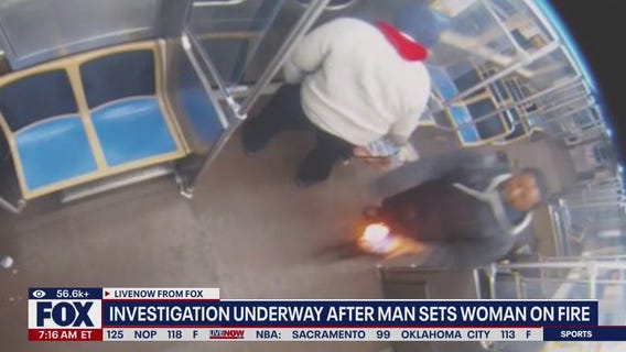 Chicago woman set on fire on train