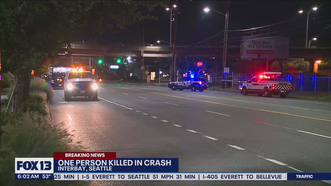 1 killed in crash in Seattle's Interbay neighborhood | FOX 13 Seattle
