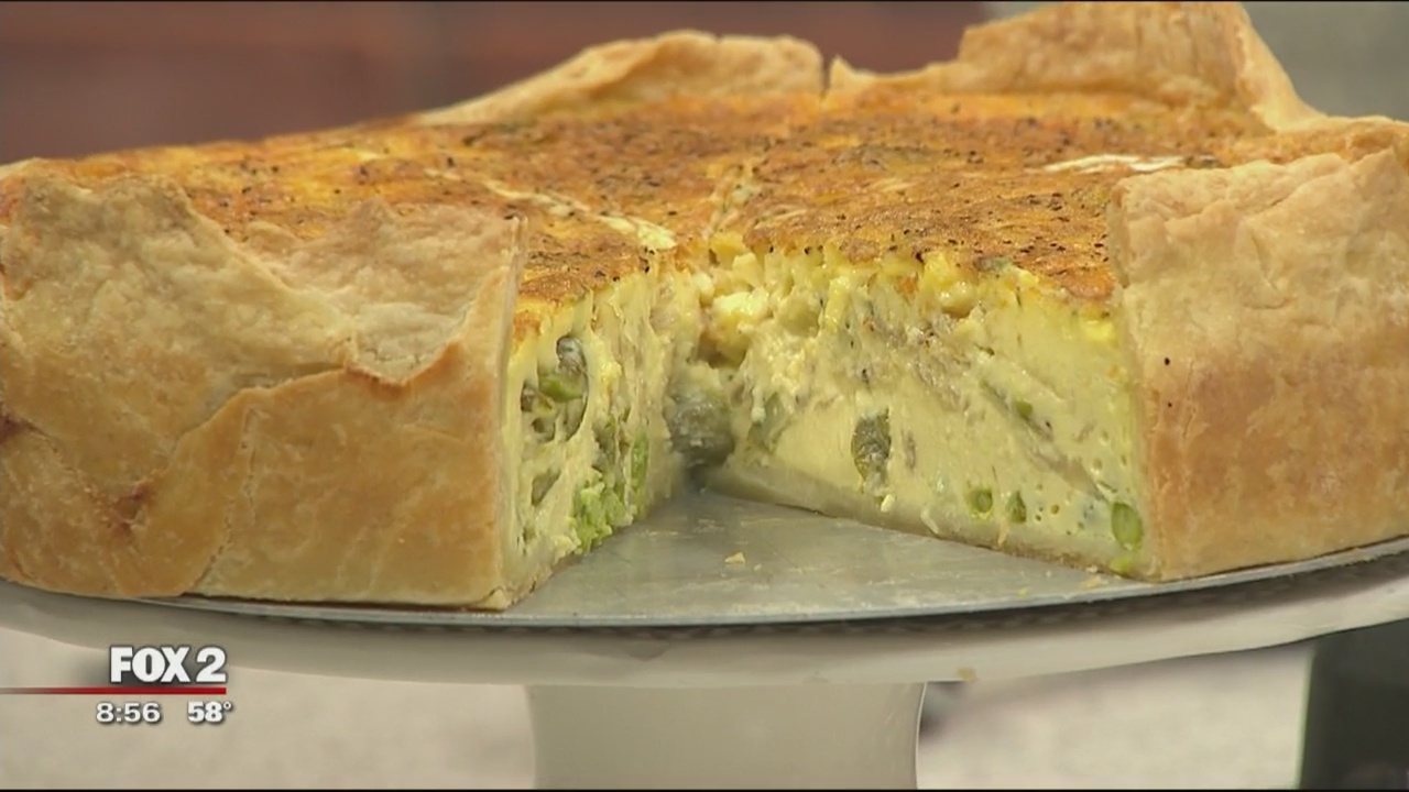 Easter quiche with Fleming's Steakhouse