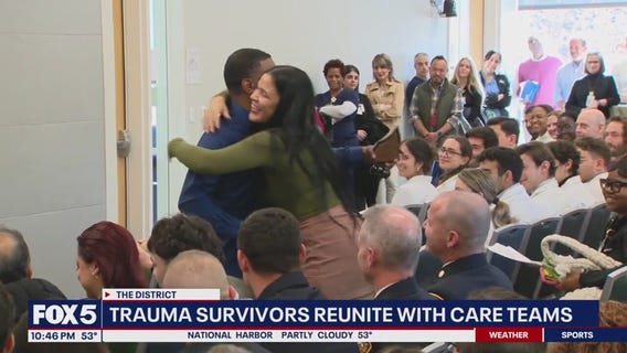 George Washington University trauma survivors reunite with care teams