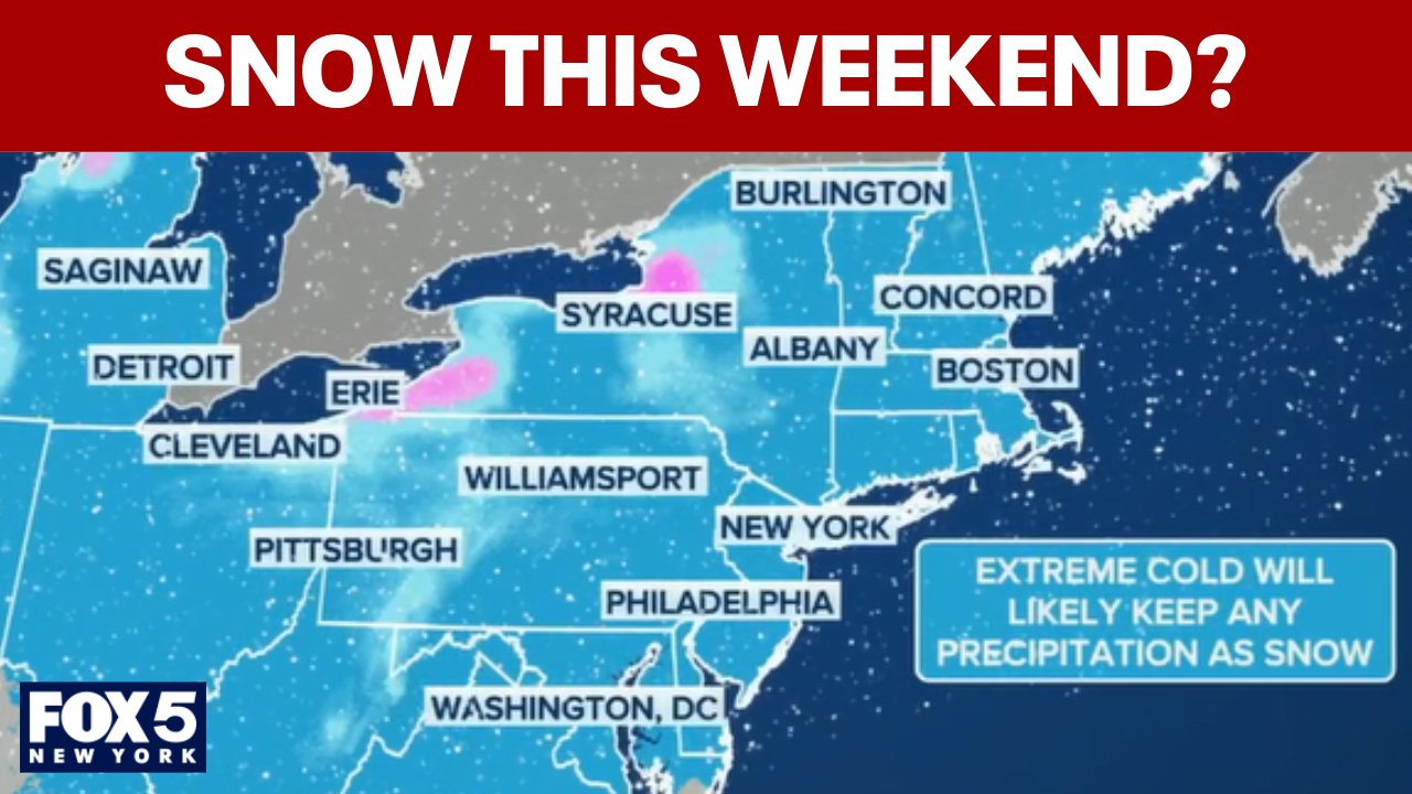 Weekend snow threat grows l Extended NYC weather forecast | FOX 5 New York