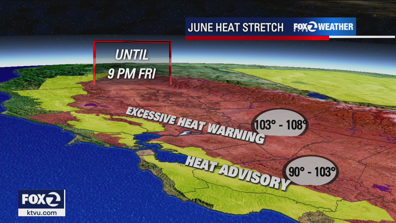 Scorching temps hit the Western US