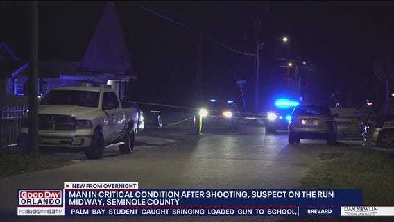 Man in critical condition after shooting in Midway