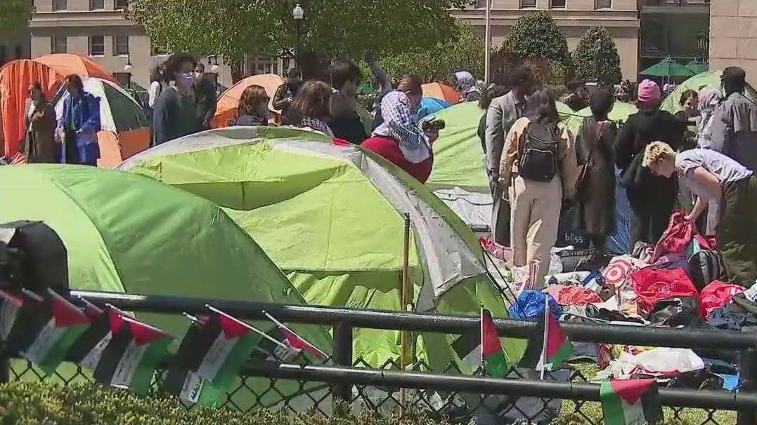 Negotiations continue over Columbia protests