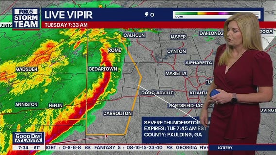 Tuesday morning weather forecast