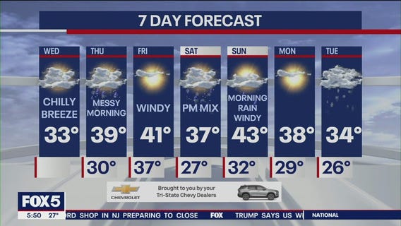 NYC weather forecast