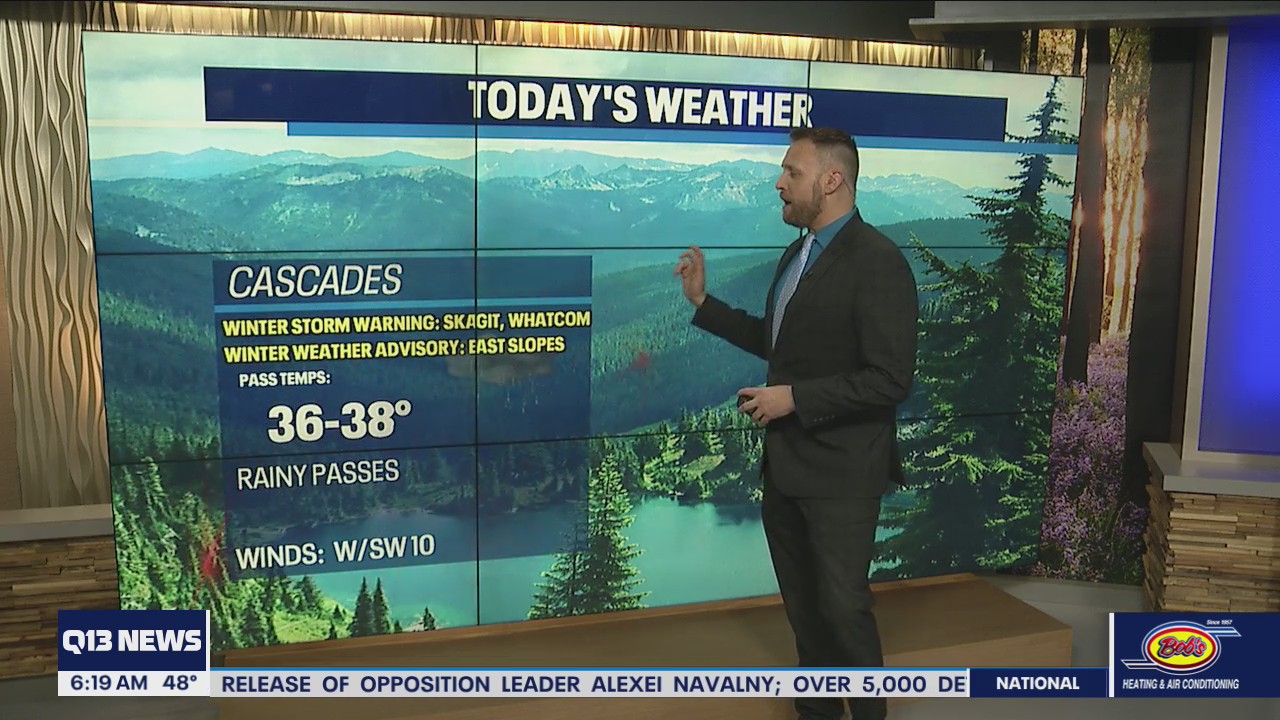 A wet start to the workweek