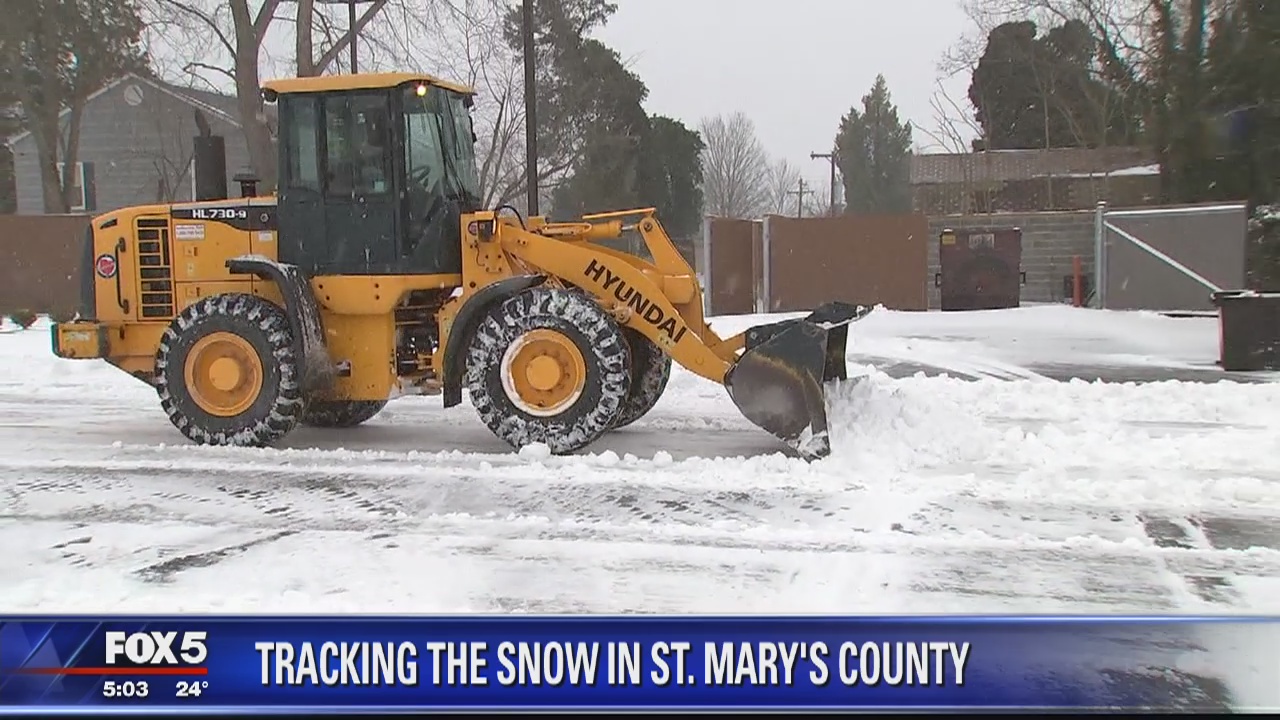 'Bomb cyclone' brings plenty of snow in St. Mary's County