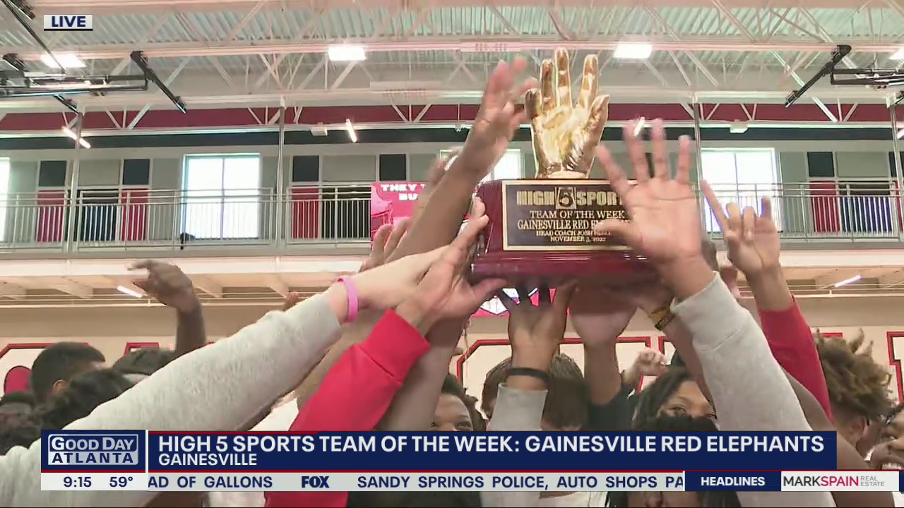 Gainesville Red Elephants named High 5 Sports Team of the Week
