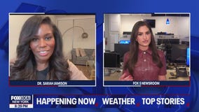 Discussing new flu variant with health expert