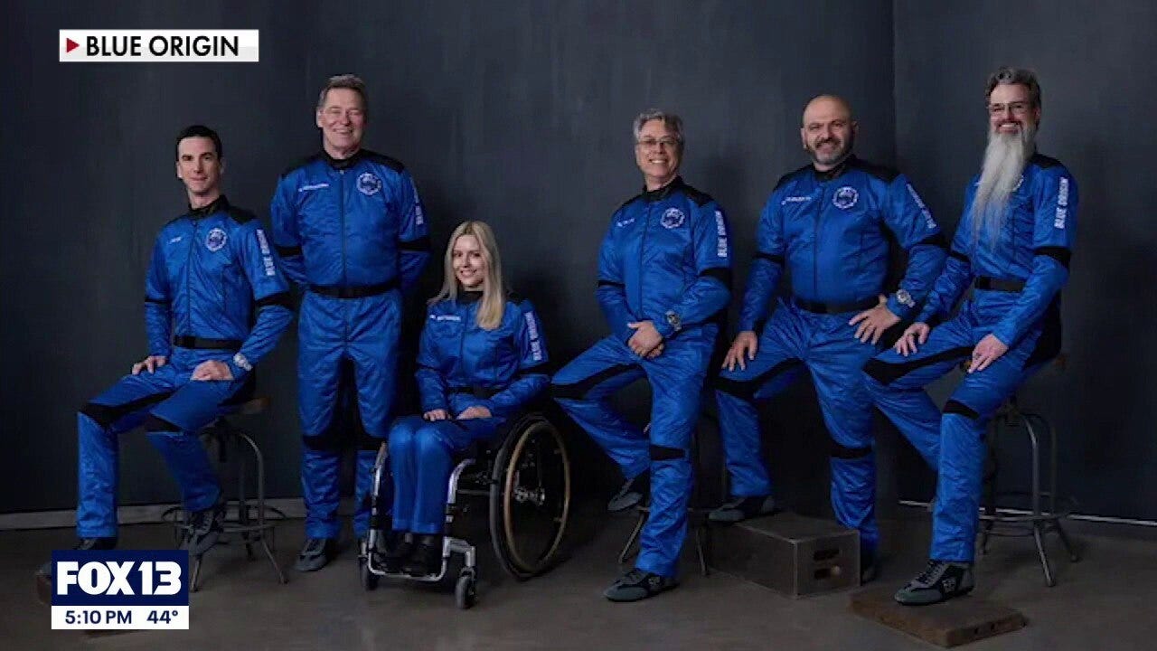Blue Origin launches first wheelchair user into space on historic flight